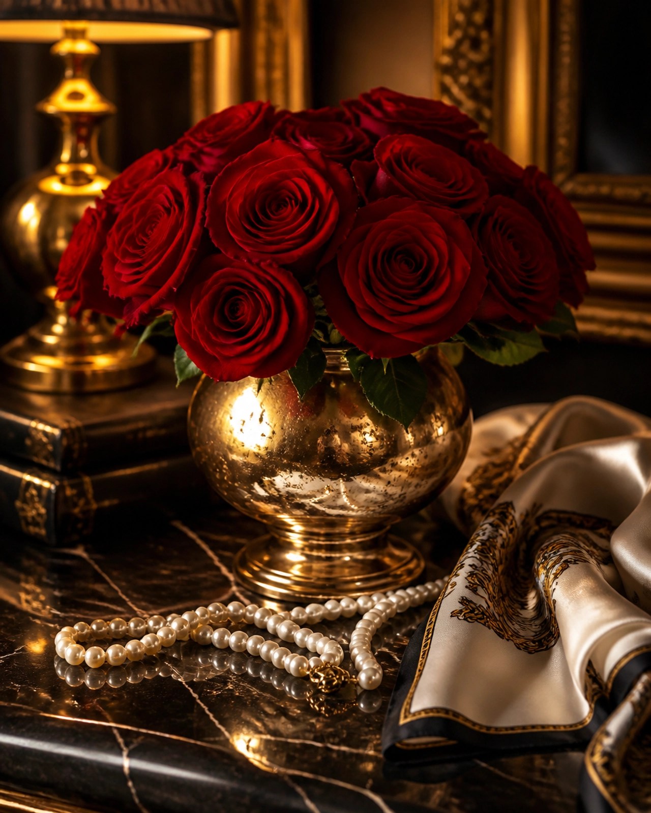 Luxury red roses symbolizing the healing and opening of the heart chakra