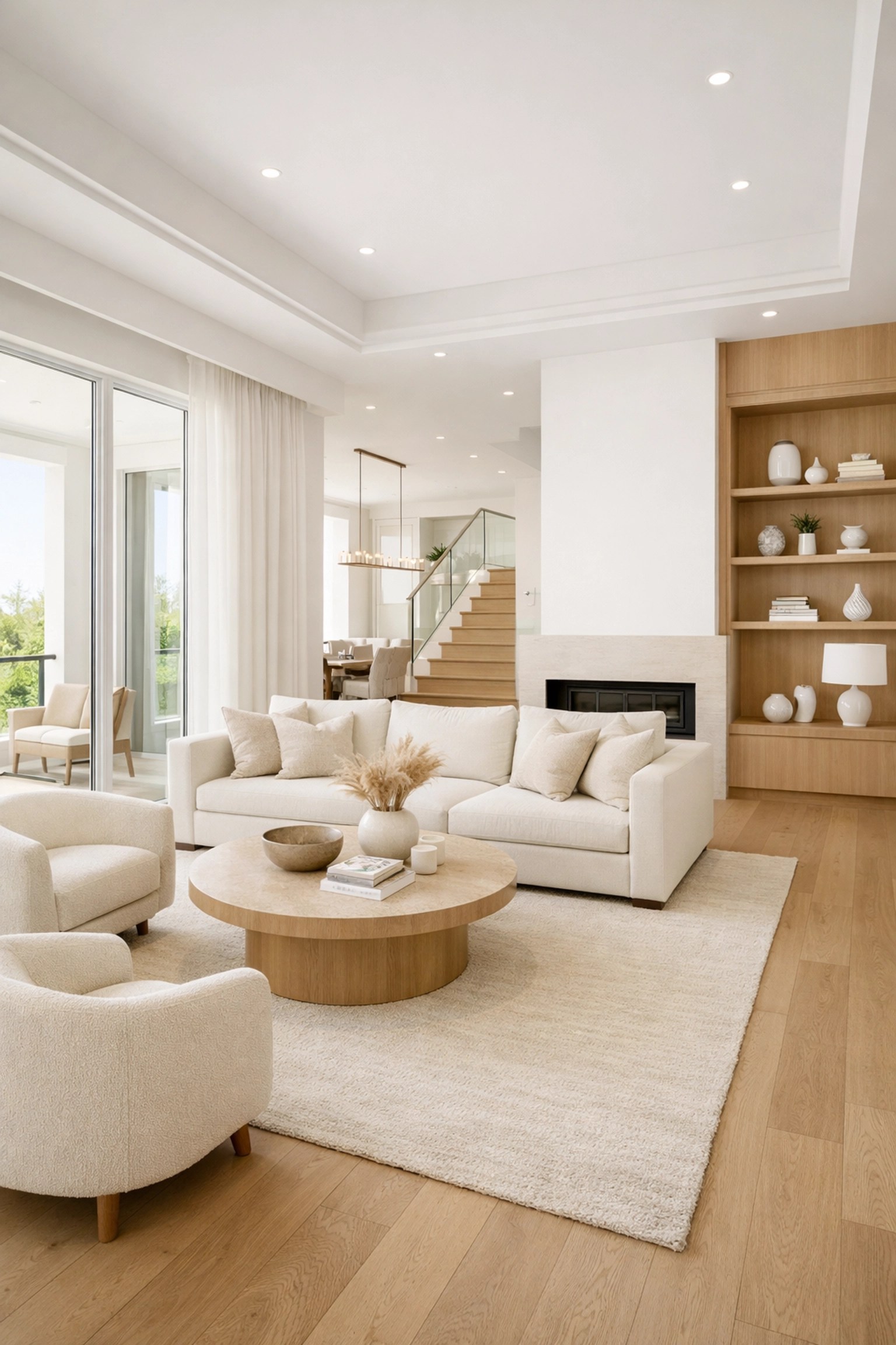 Modern interior design of a high-value real estate investment property in the Ohio housing market.