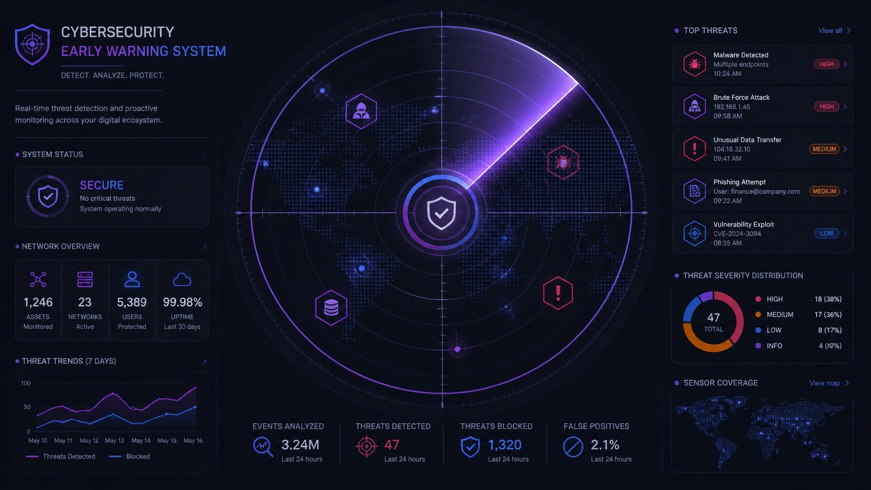 Cybersecurity Early Warning System