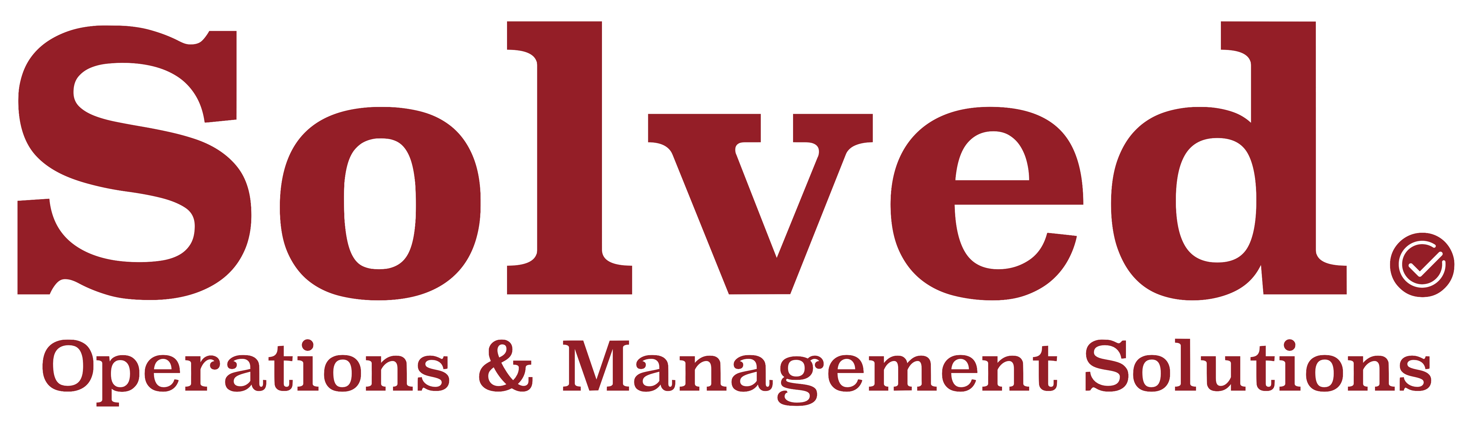 Solved. Operations & Management Solutions Logo