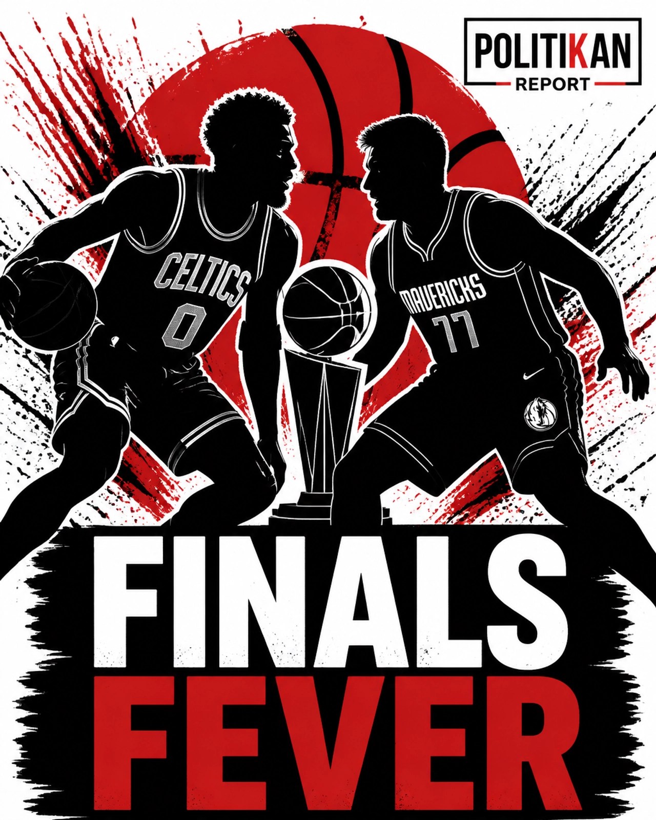 NBA Finals Silhouettes Image