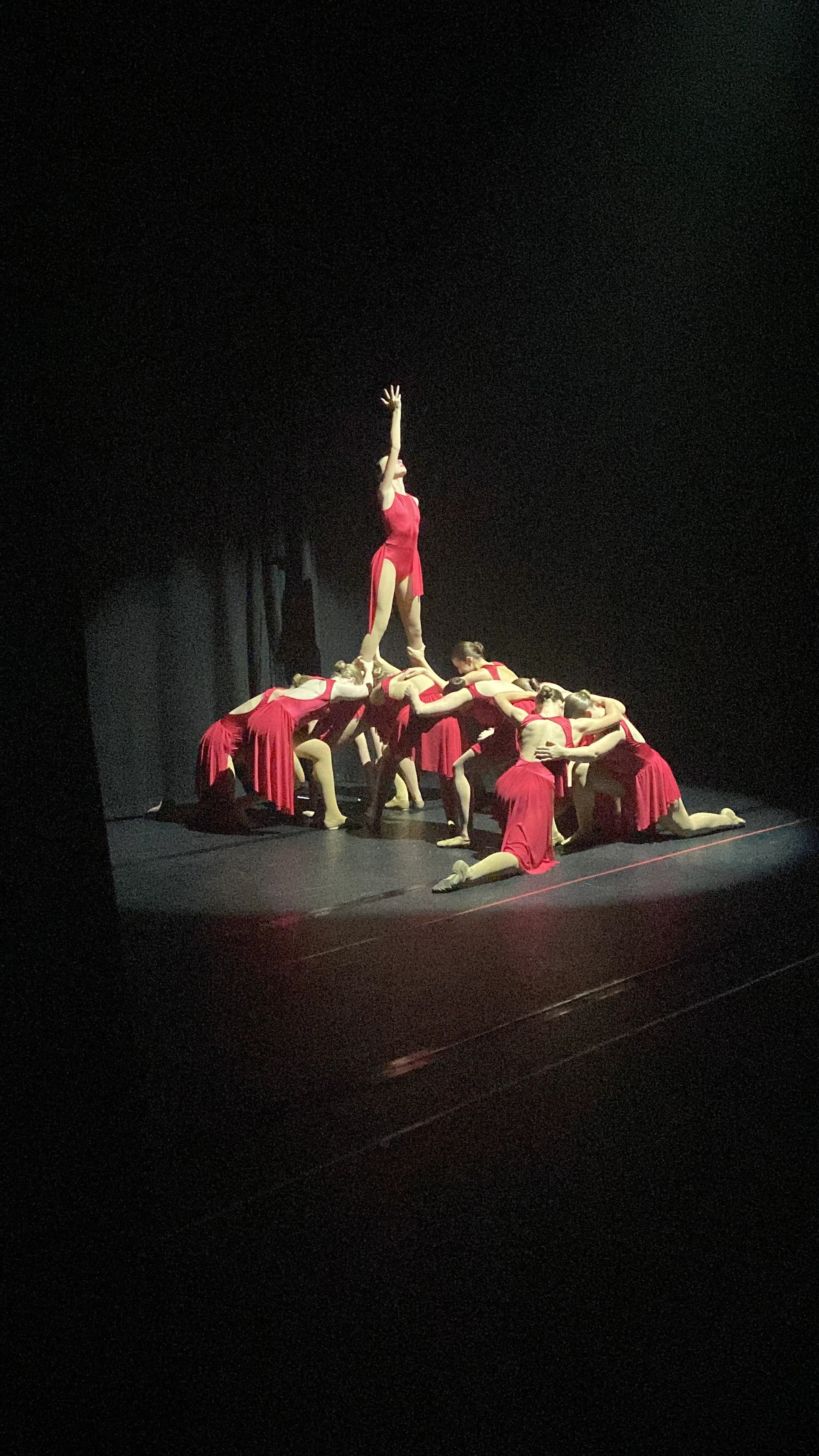 Contemporary red pyramid