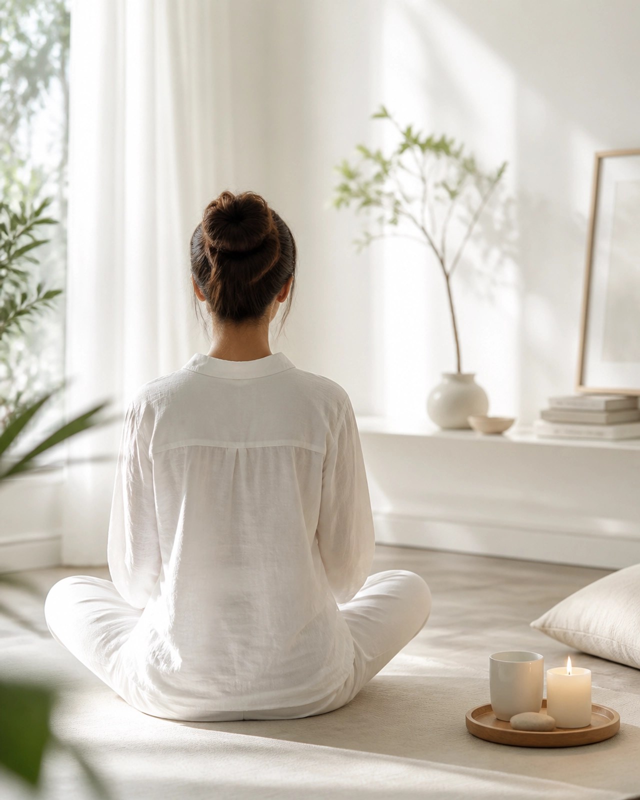 Sensación de paz y claridad mental lograda a través del equilibrio natural y la suplementación adecuada
