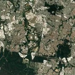 Satellite overview of the Southeast Queensland service area representing Brisbane, Ipswich, and the Gold Coast