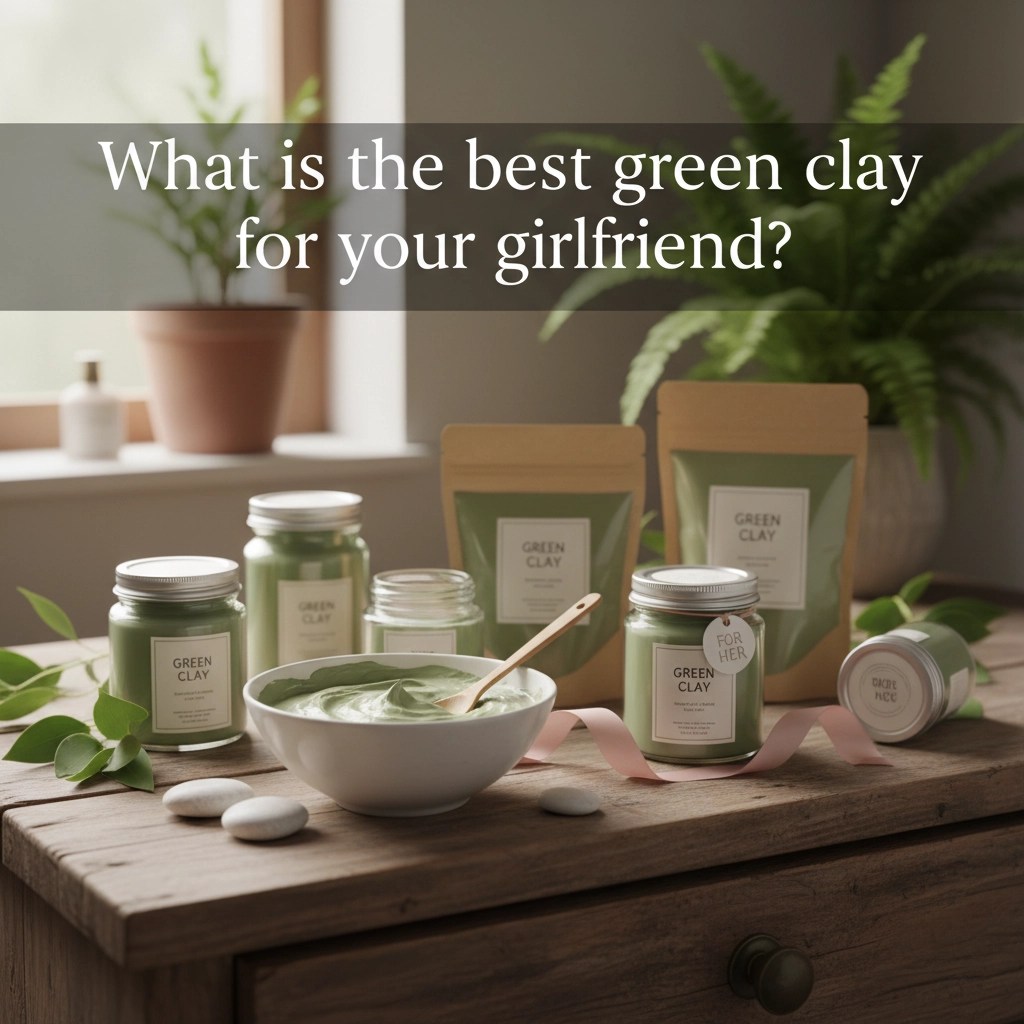 Natural green clay (healing clay) gift idea for a girlfriend — Clayer-inspired self-care
