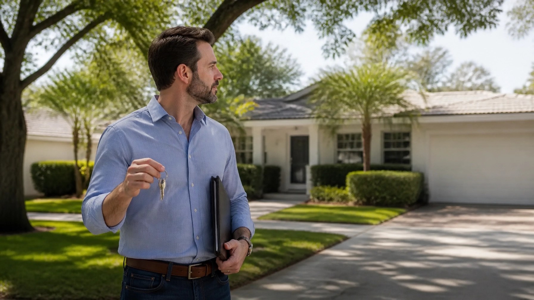 Landlord reviewing a rental property and planning a second acquisition