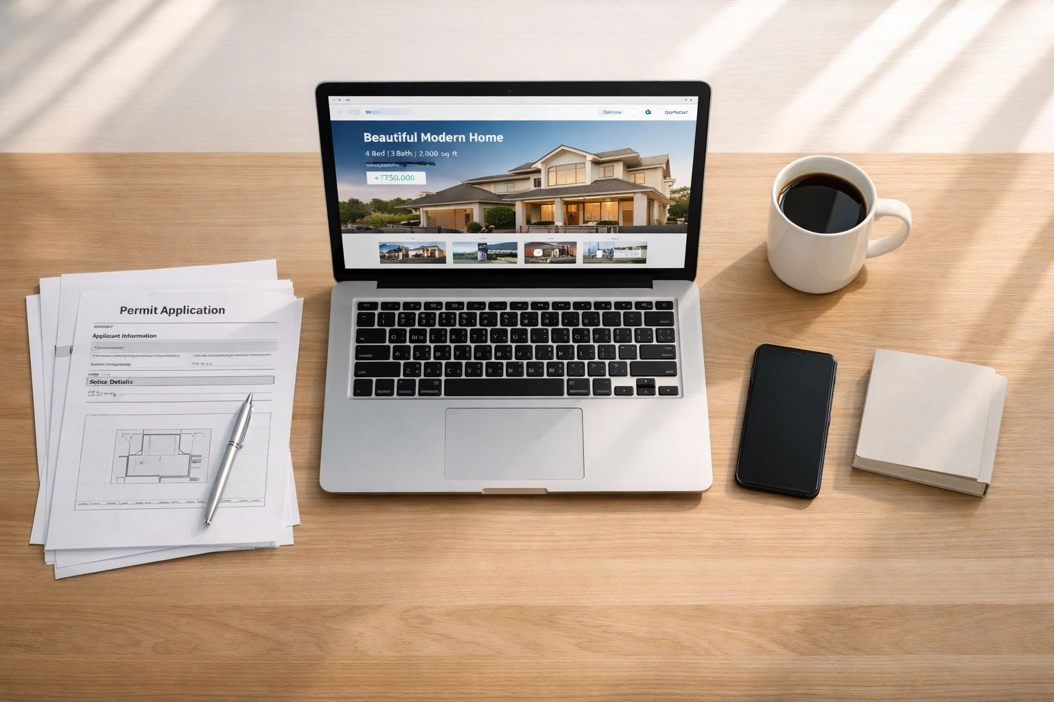 Short-term rental listing data on laptop for Sonoma County property compliance