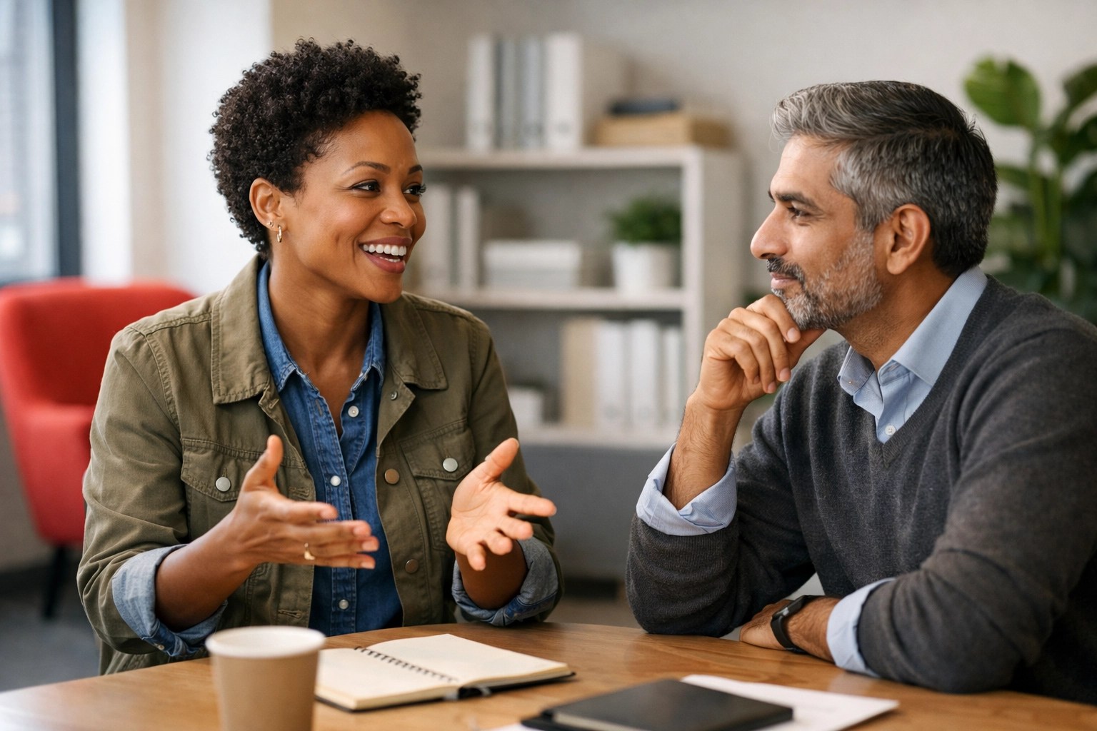 Team members at a non-profit using DiSC communication styles to improve internal engagement and collaboration.