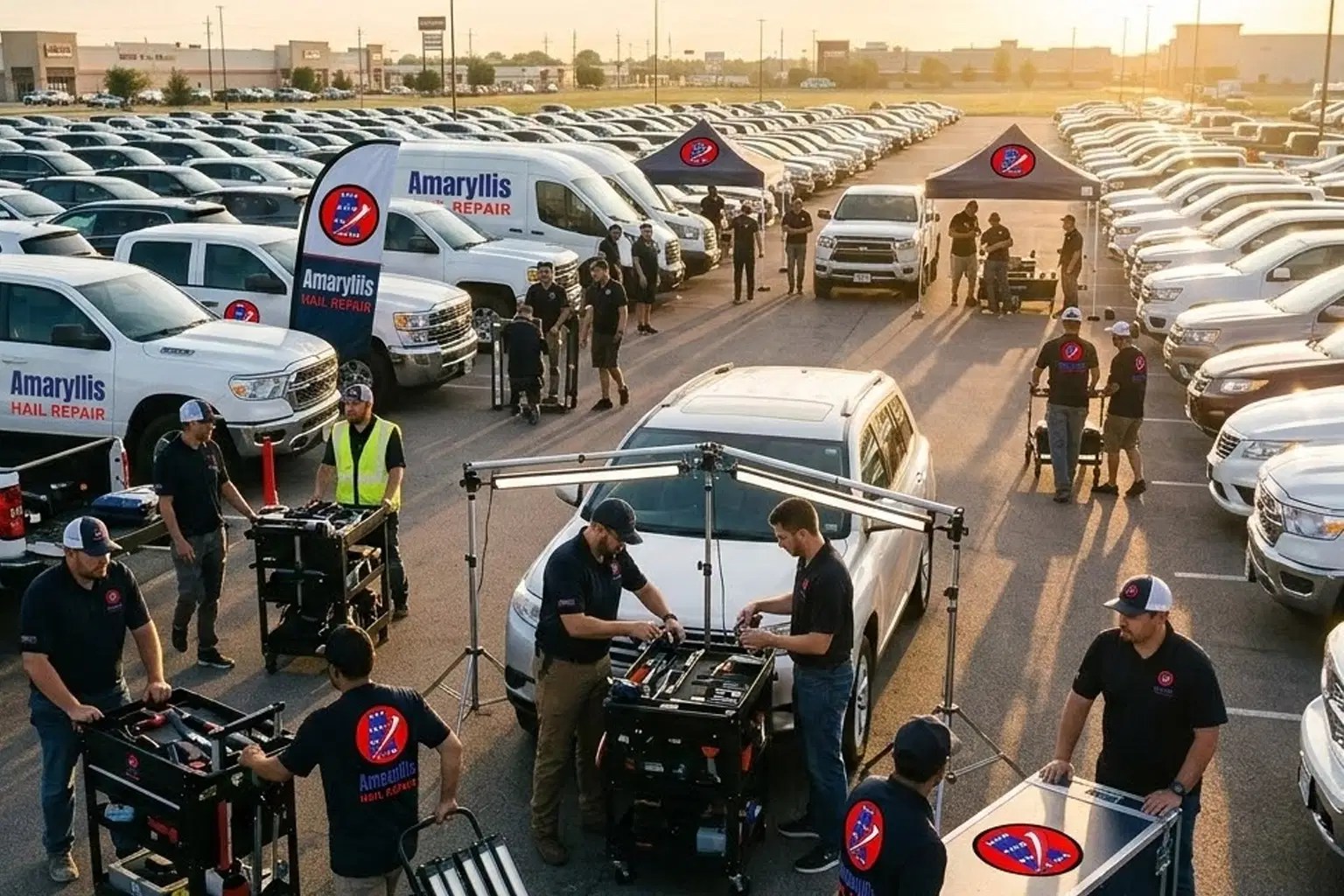 Trust and reliability in nationwide hail-response crews.