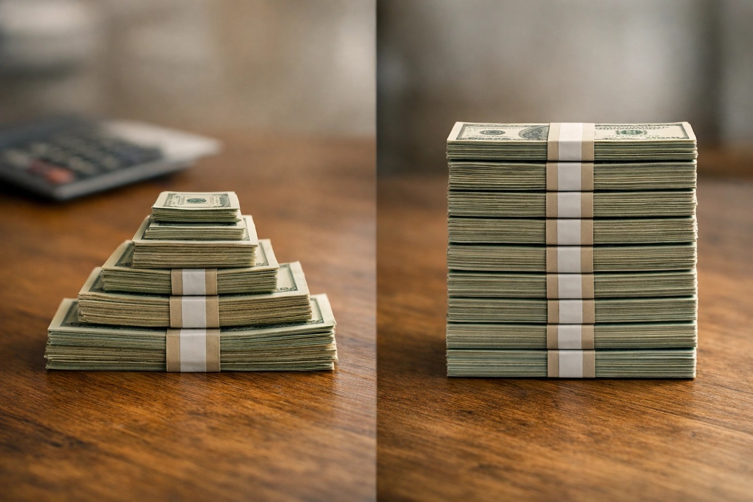 Visual comparison of decreasing mortgage insurance vs stable term life coverage