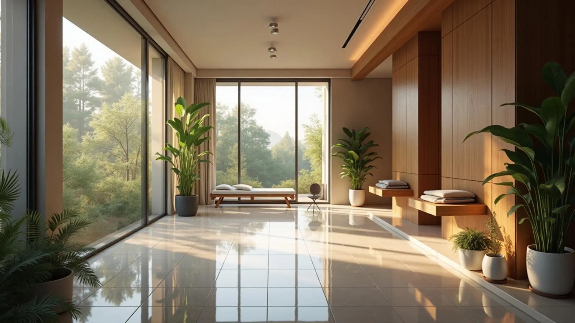 Aligned leadership retreat space