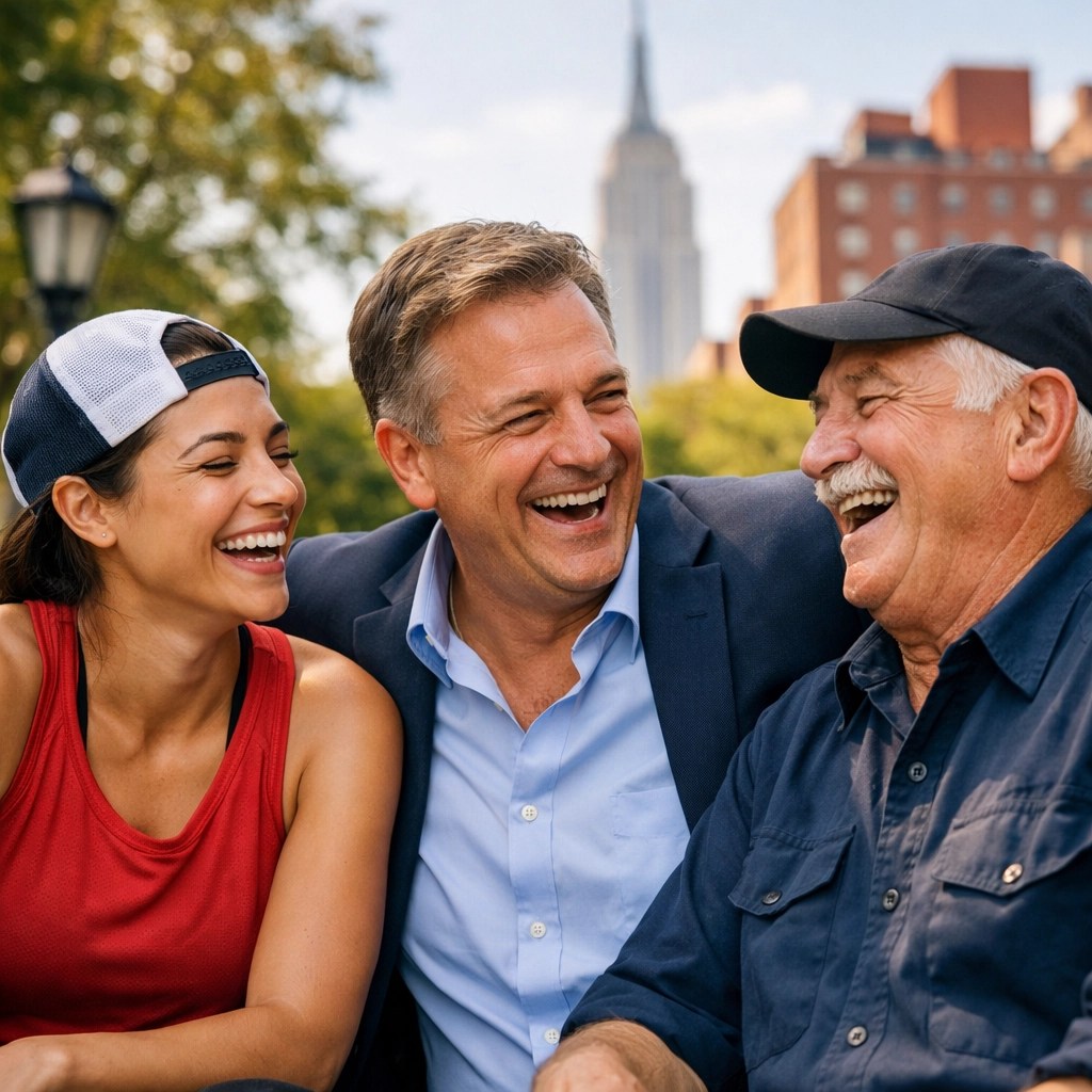 A diverse and healthy team representing the impact of quality New York small business health plans.