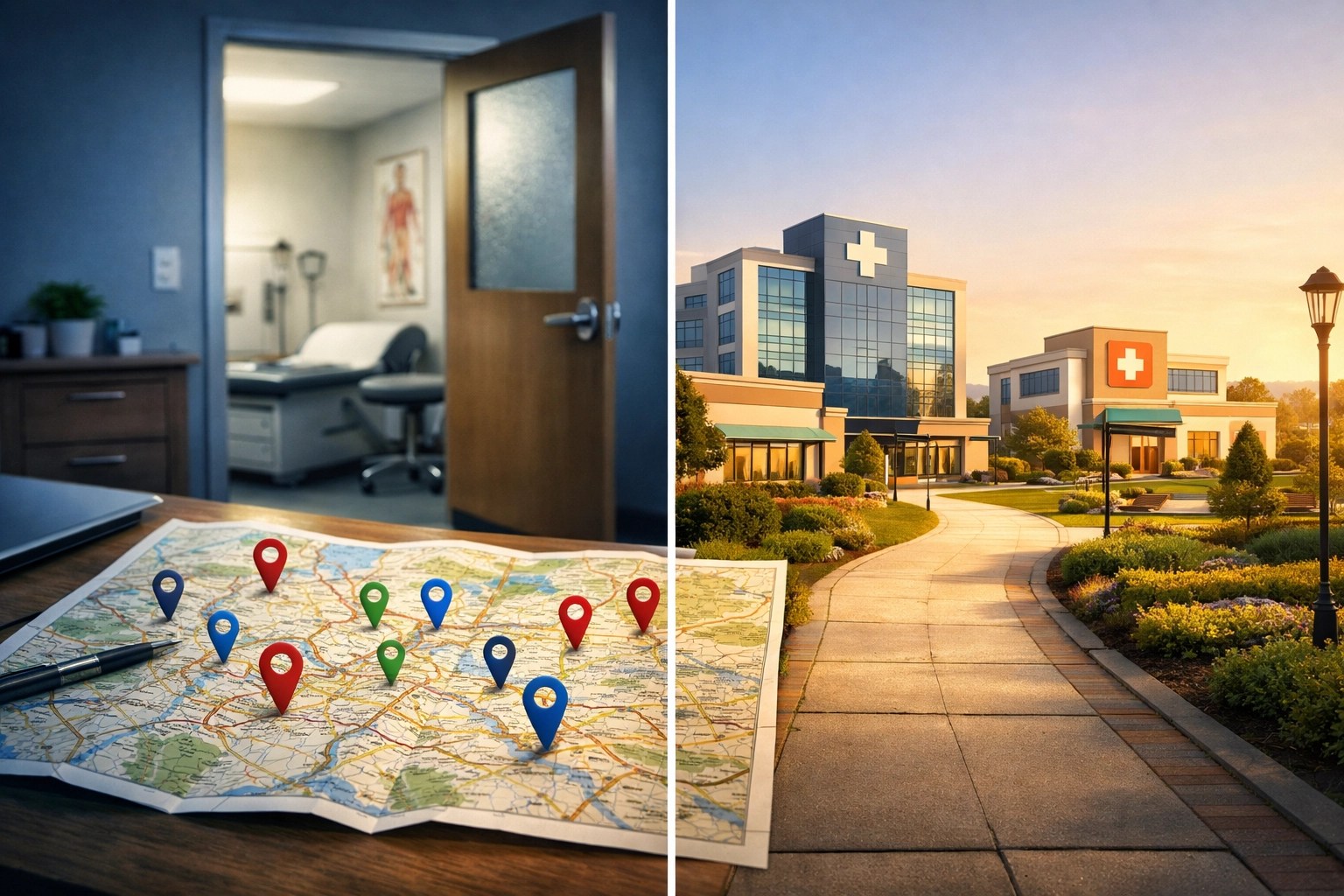 Comparison of Medicare Advantage provider networks versus the freedom of choice in Original Medicare.