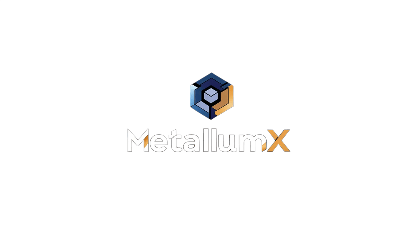 The MetallumX logo on a black background