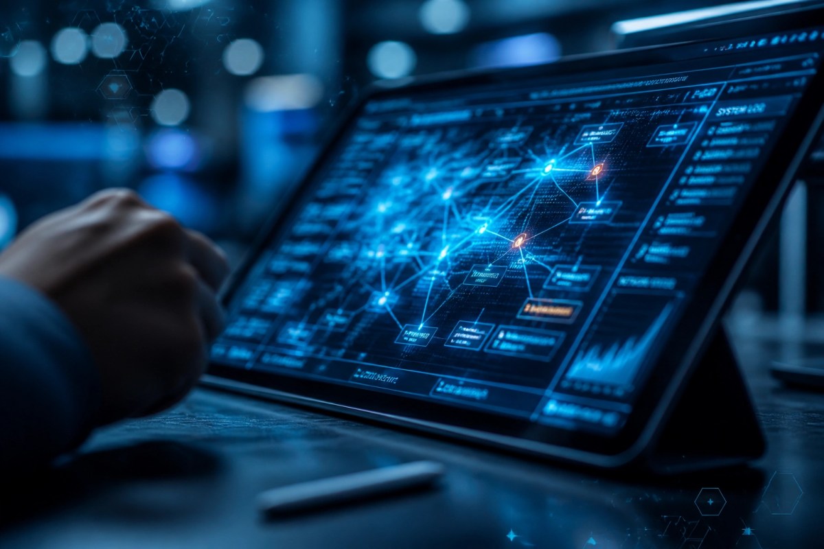 Tracking website data and monitoring for SEO errors after a site migration on a digital tablet.