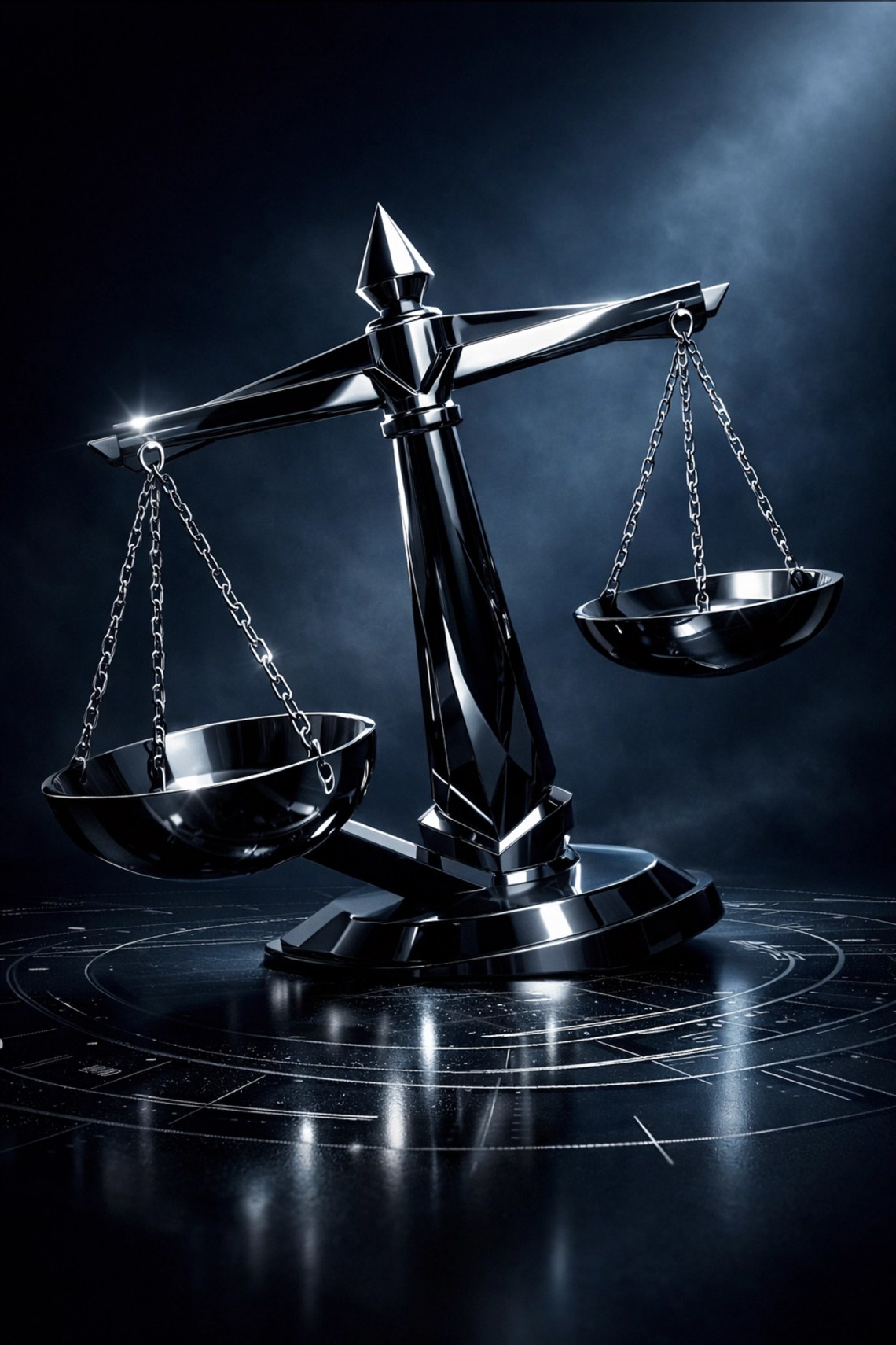Tilted scales of justice representing the legal showdown and government accountability in HUD public housing.