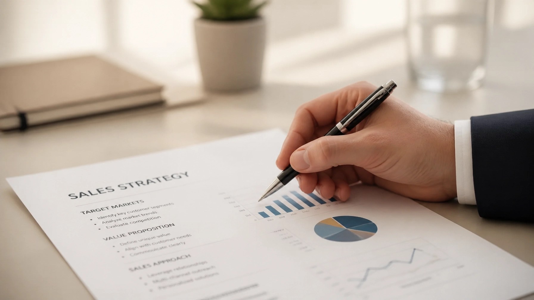A focused review of sales strategy and pipeline documentation