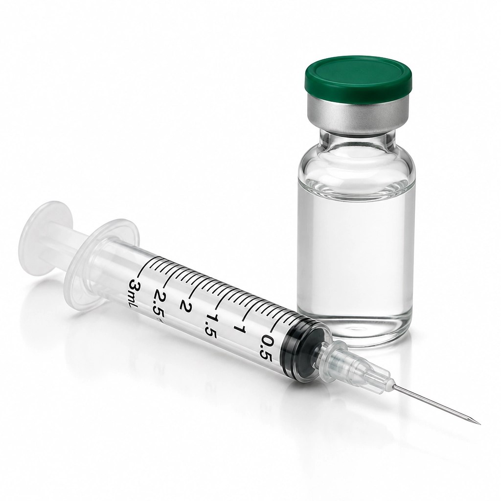 A close-up of a precision syringe and glass vial representing the necessity of mathematical accuracy.