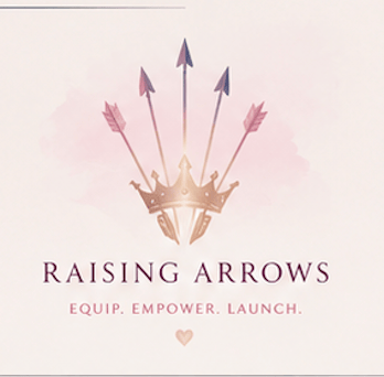 Raising Arrows Logo - Equip, Empower, Launch.