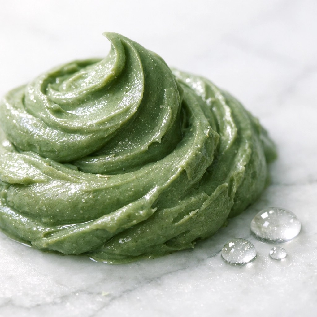 Triple-purified French green clay for natural cooling relief and muscle recovery.
