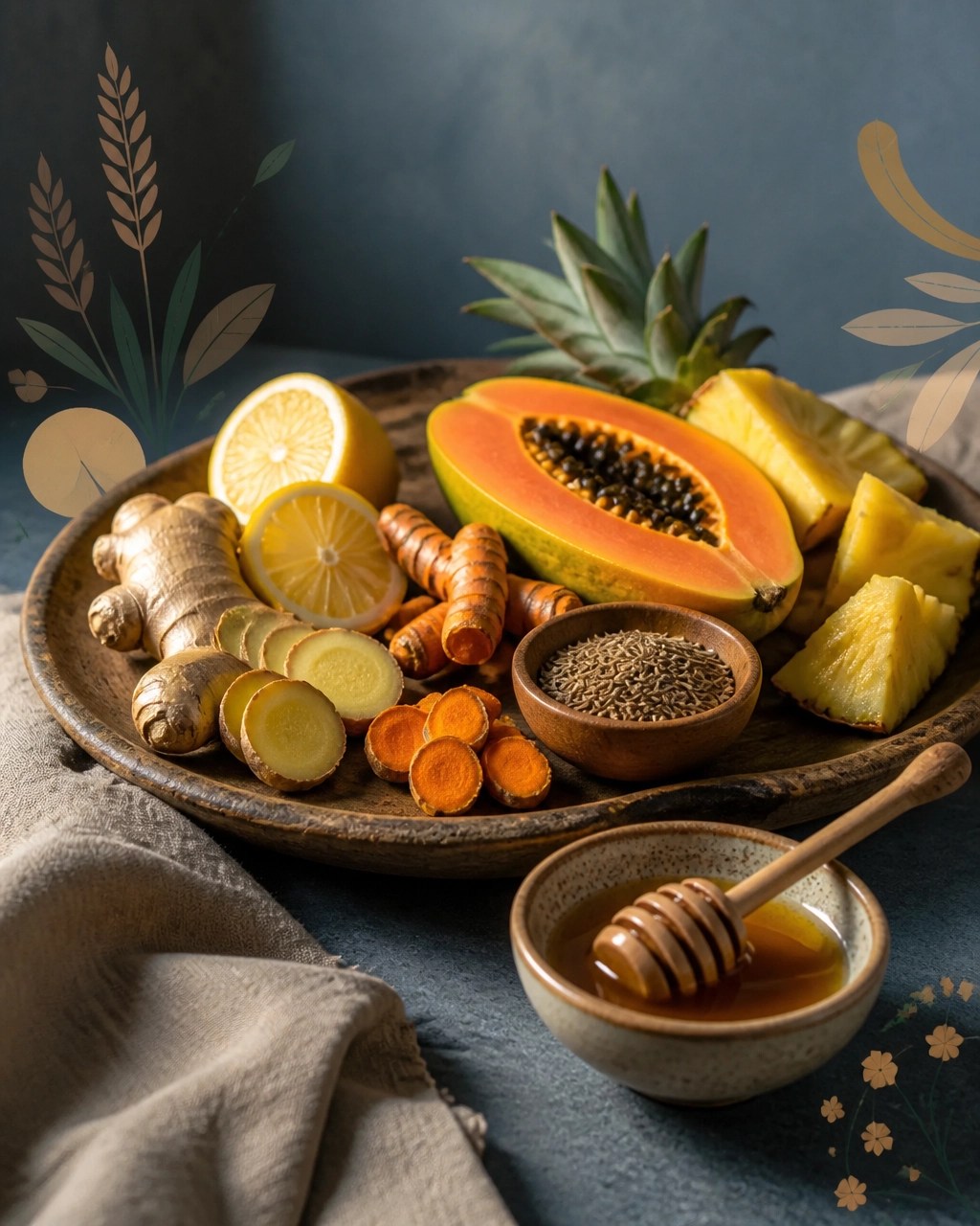 Ingredientes colombianos para apoyar la digestión según el Ayurveda