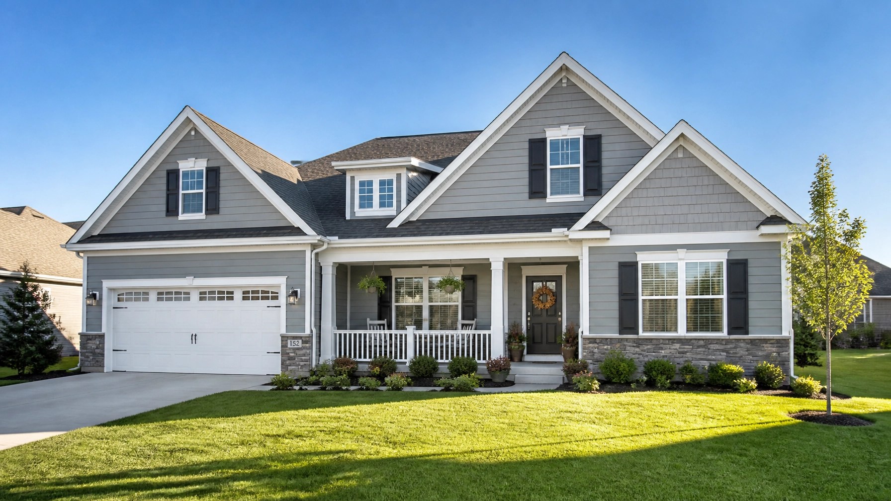 A beautiful modern home in Xenia, Ohio, showcasing the professional and welcoming real estate opportunities in Greene County.