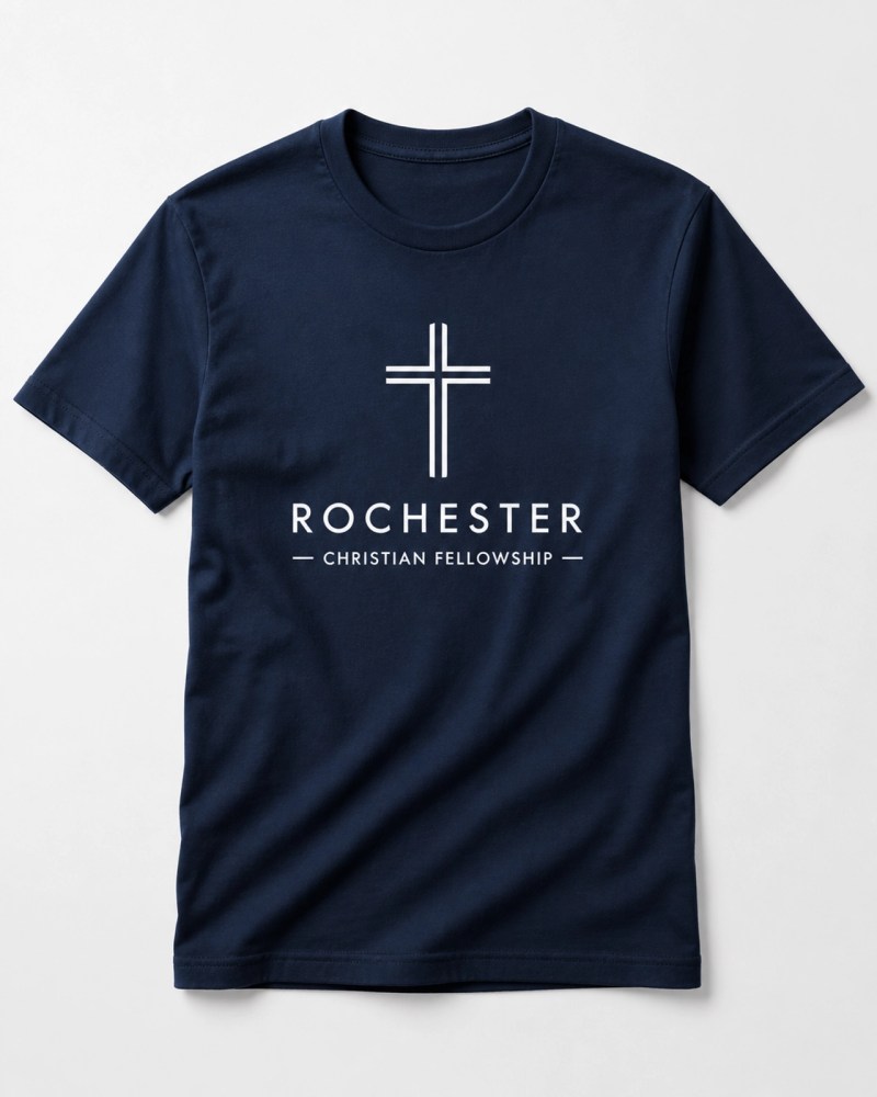 Church apparel example showing printing quality