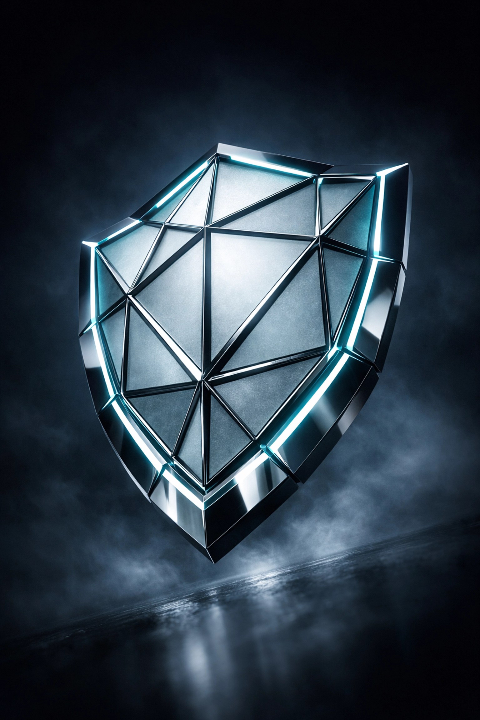 A glowing geometric shield representing the structural systems that protect agency profit margins.