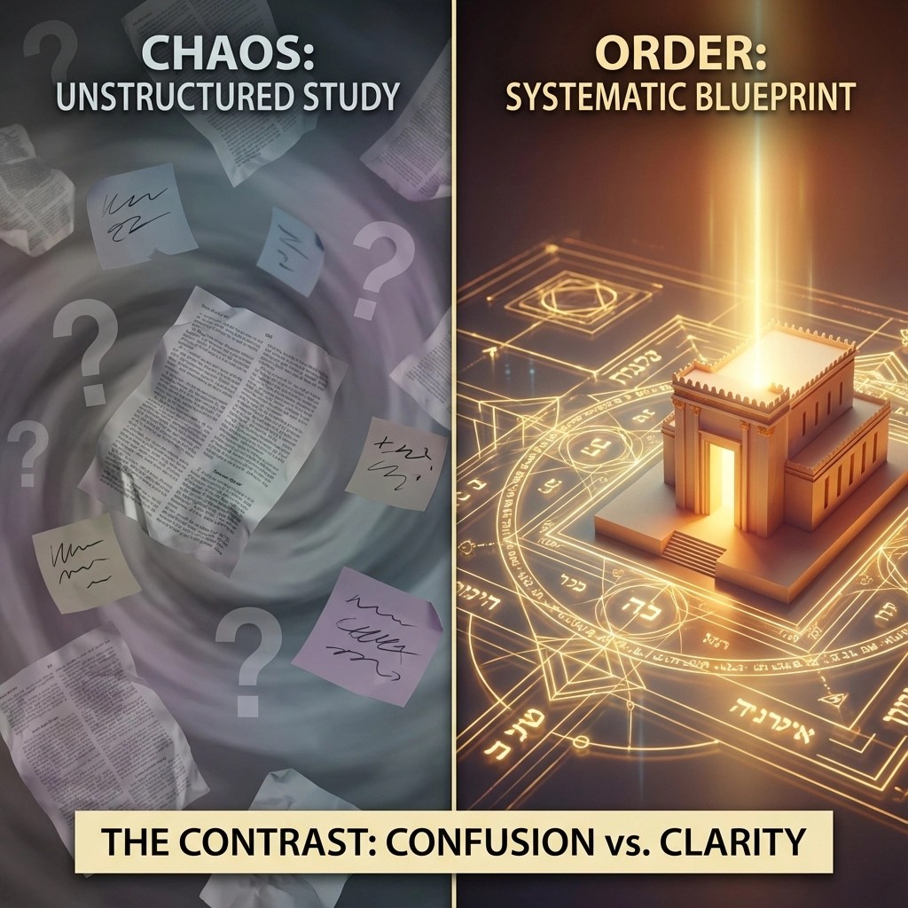 Scattered notes versus system: how to study the Bible with a coherent map