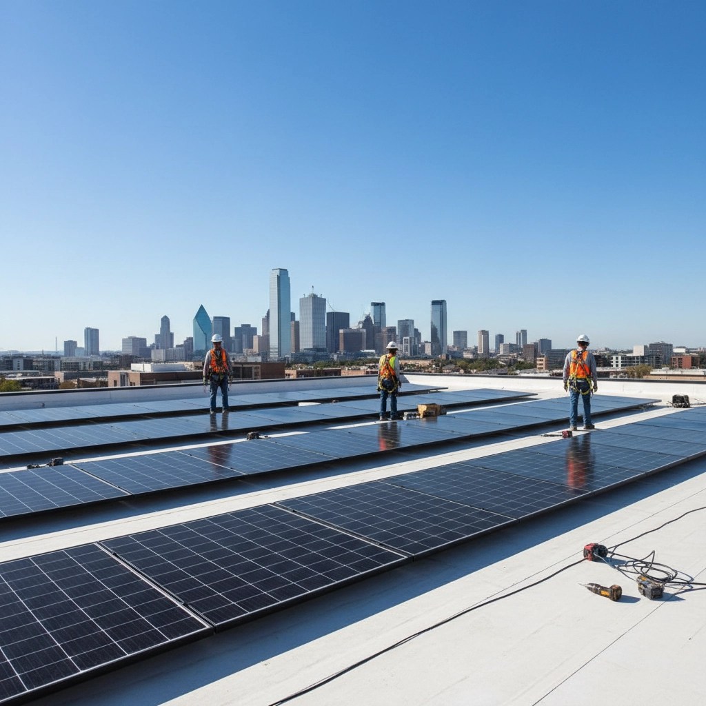 ION Solar Dallas permitting — home solar installation in Texas