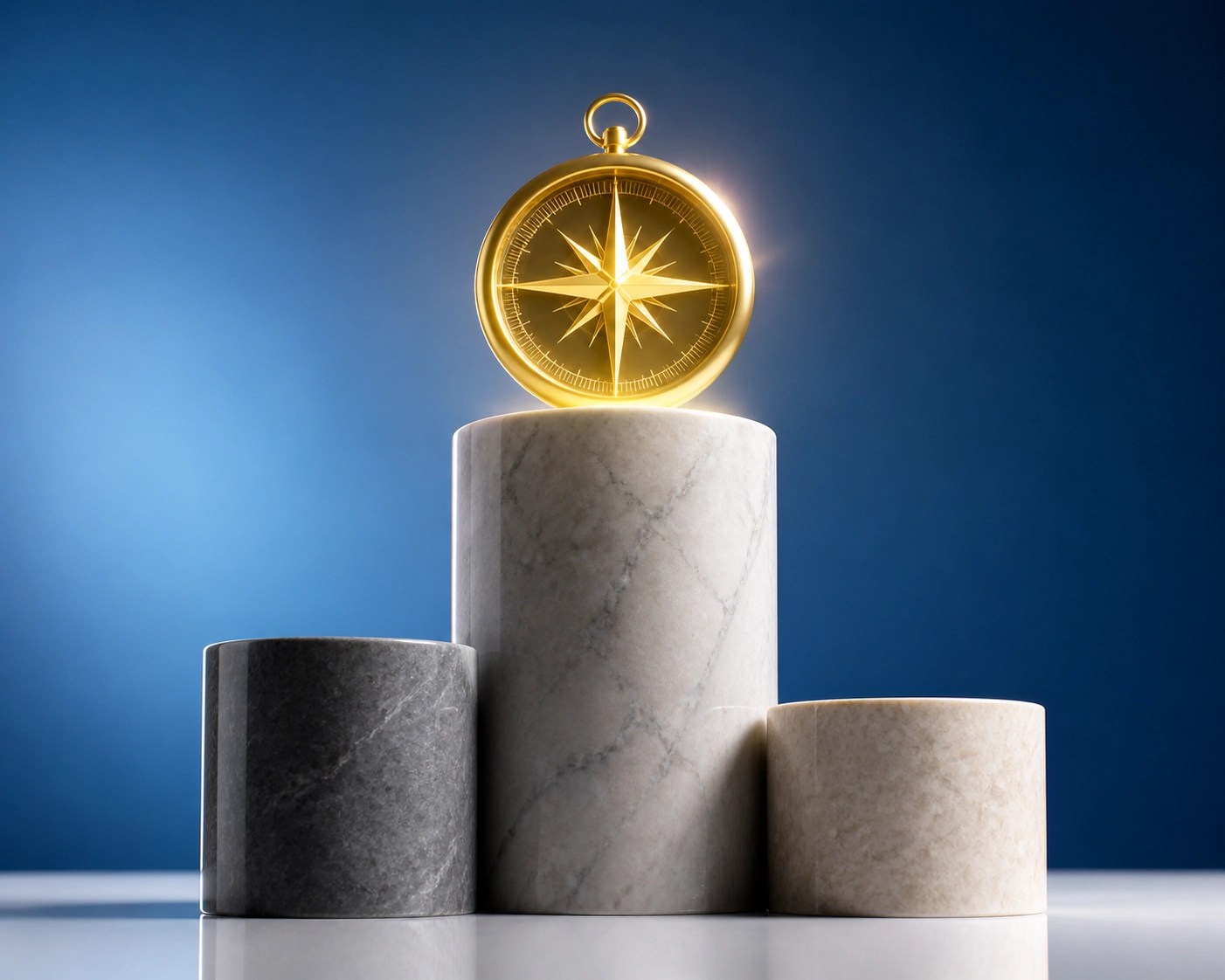 Golden compass representing expert guidance in finding affordable life insurance for seniors.
