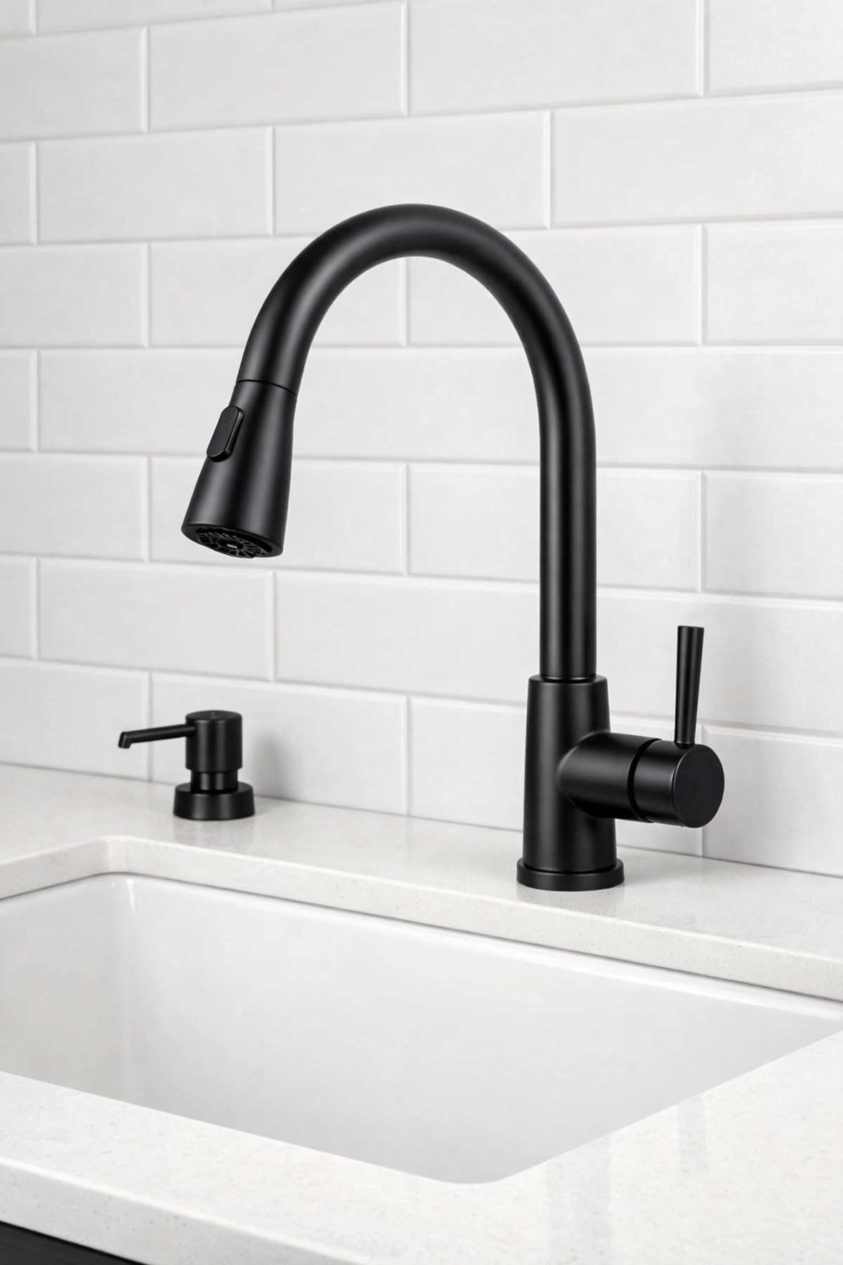 Modern kitchen faucet and backsplash showing smart rental upgrade decisions for ROI