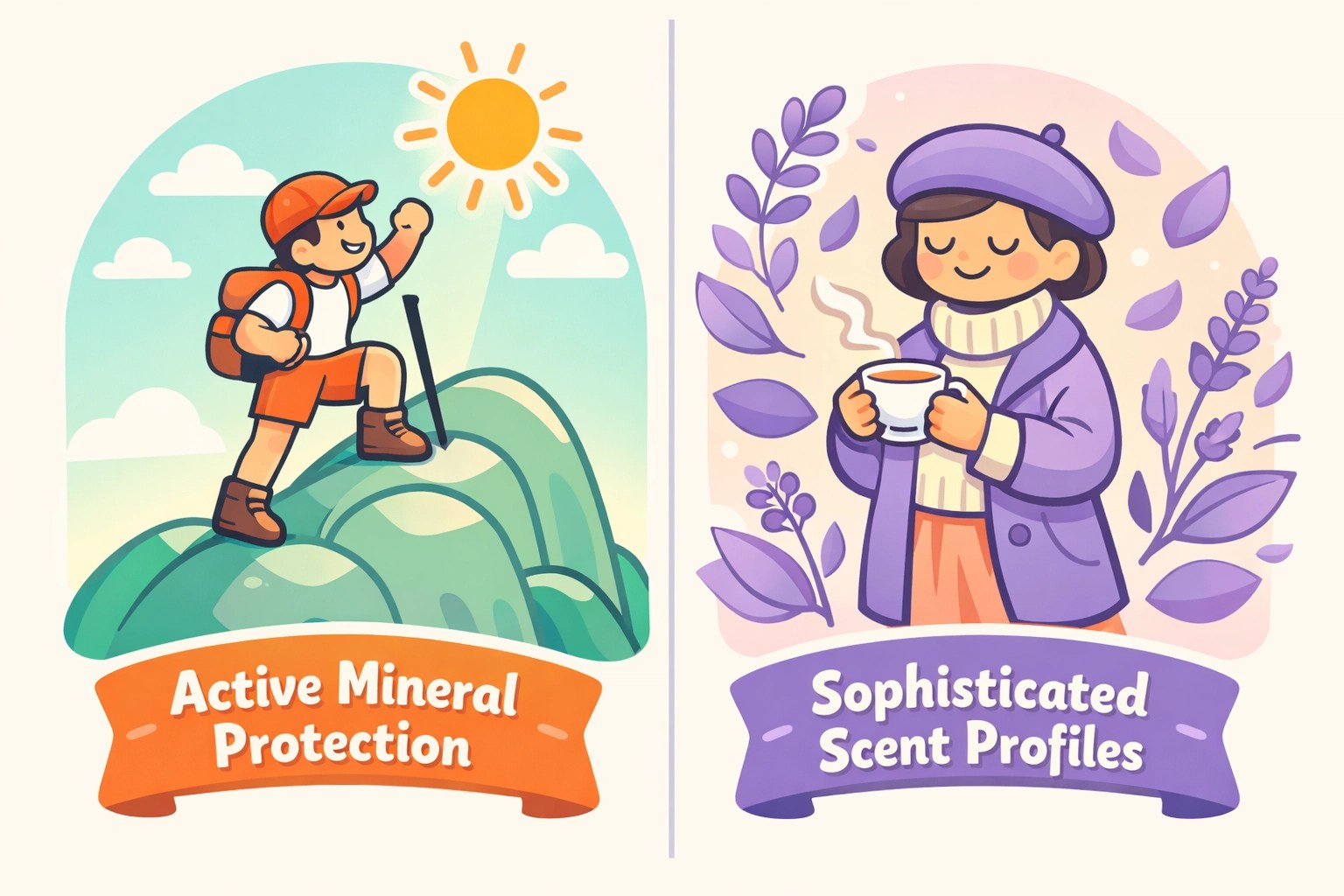 Comparison of active mineral protection and botanical scents to find the best natural deodorant.