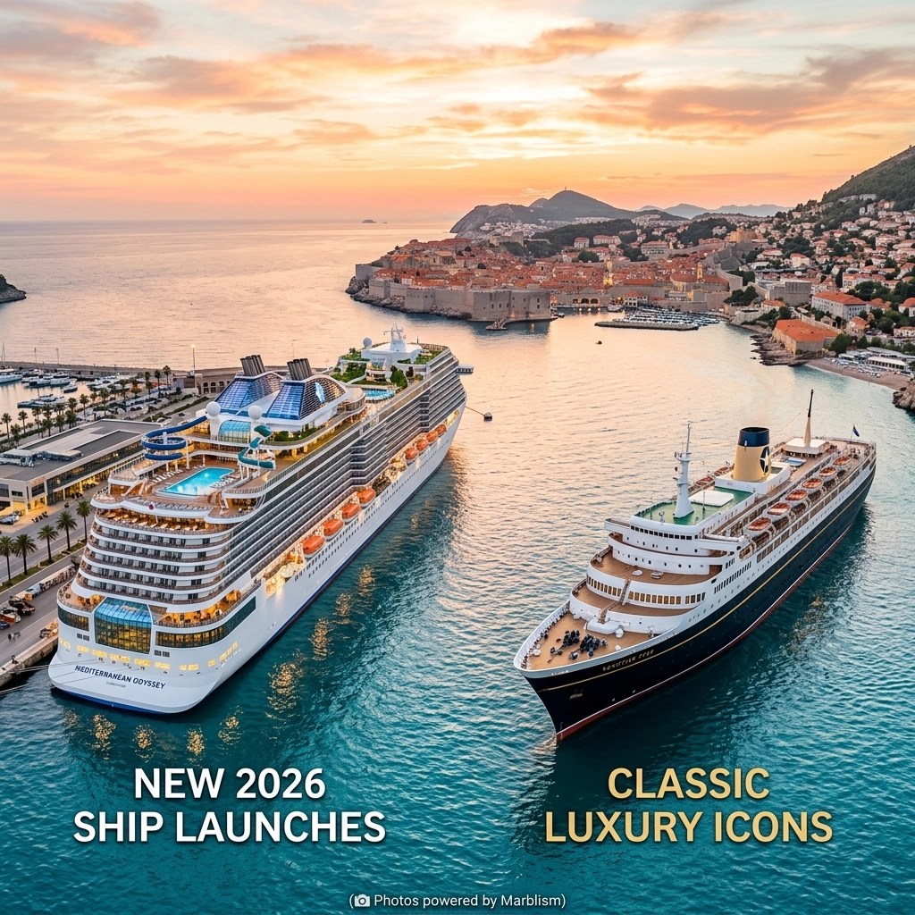 Mediterranean Cruises: New 2026 Ship Launches vs. Classic Luxury Icons