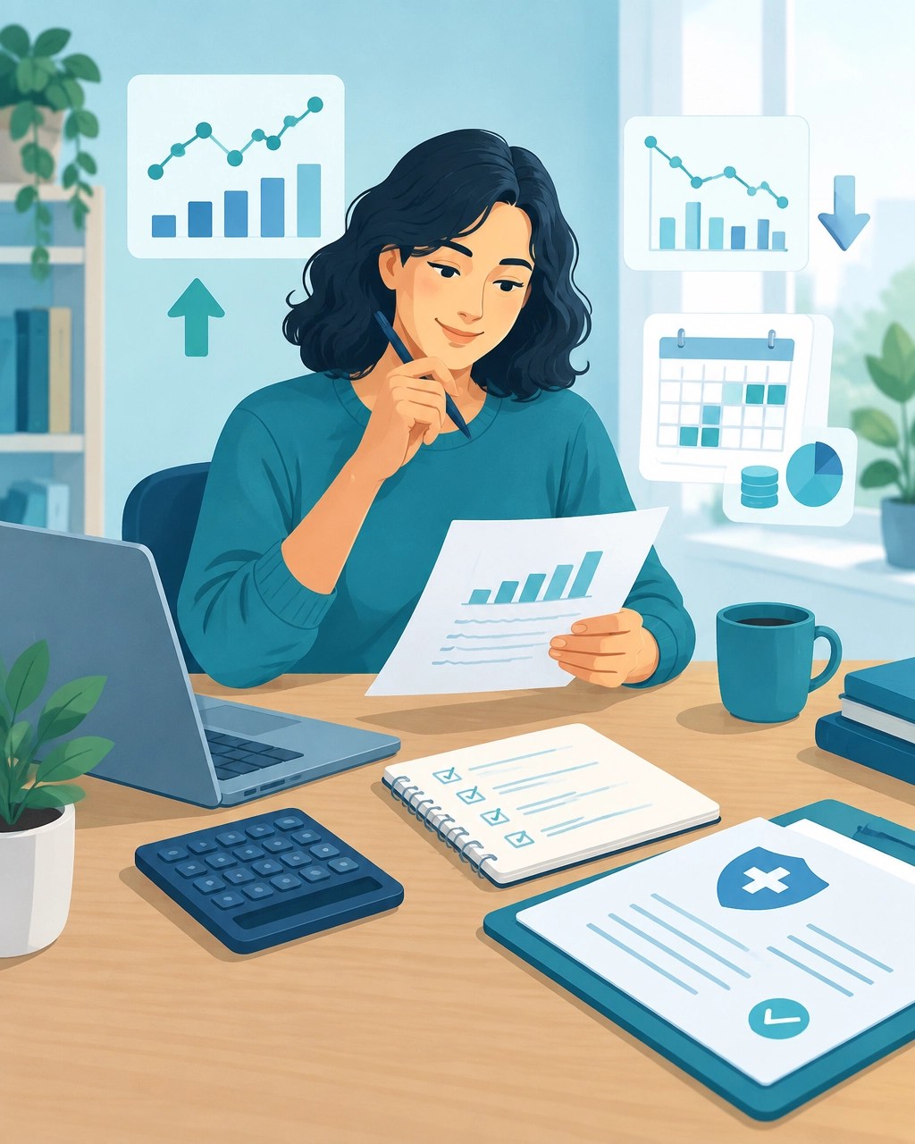 New York freelancer estimating net income, expenses, and quarterly taxes for health insurance enrollment