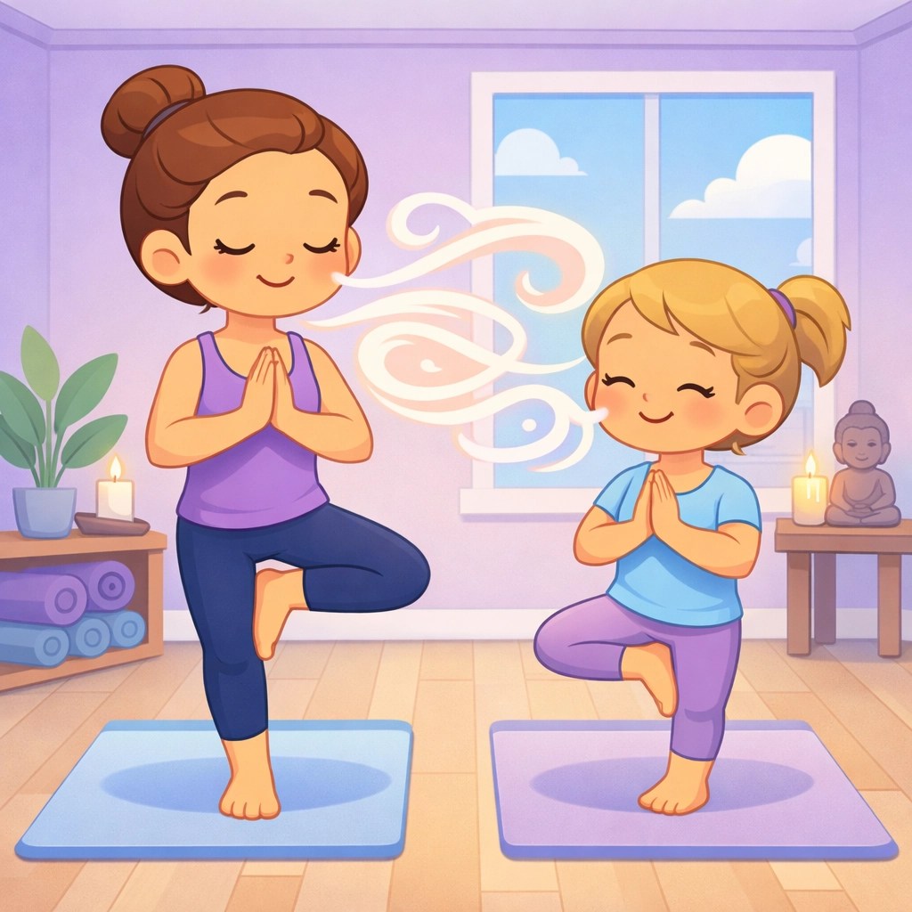 Yoga instructors in a studio with fresh air flow, highlighting deodorant without baking soda benefits.