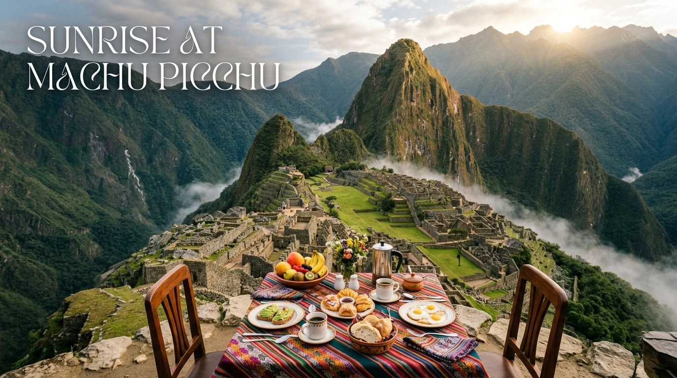 Sunrise at Machu Picchu