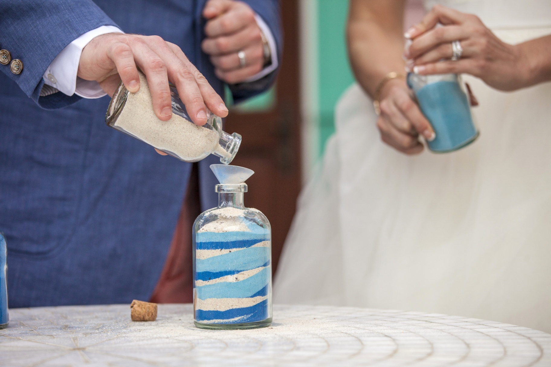 Bride and Groom Sand Ceremony