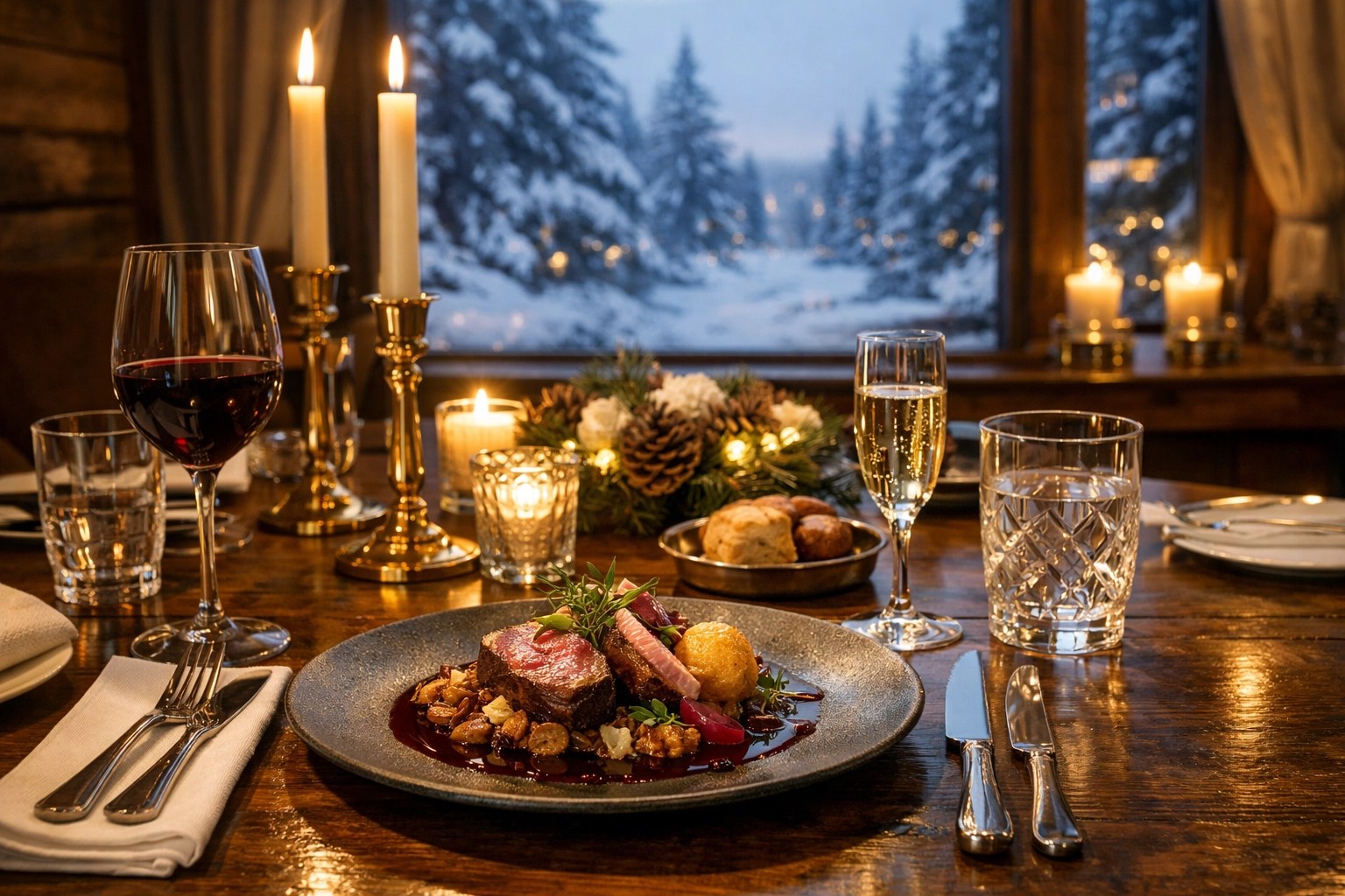 Luxury Arctic dining experience