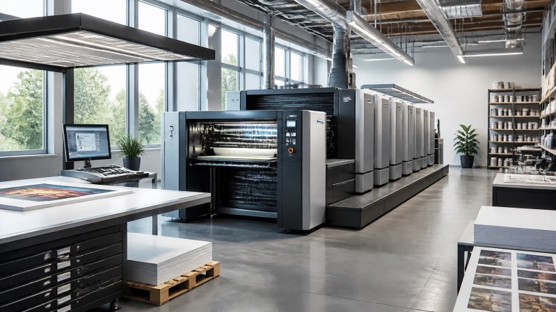 Modern professional printing equipment