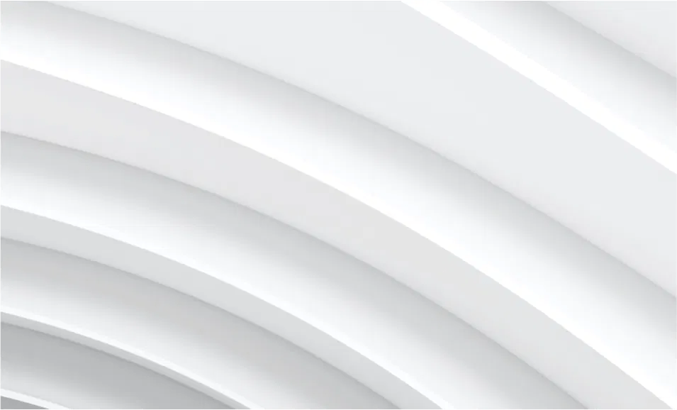 Layered white architectural forms representing ASAM-aligned service levels and billing structure