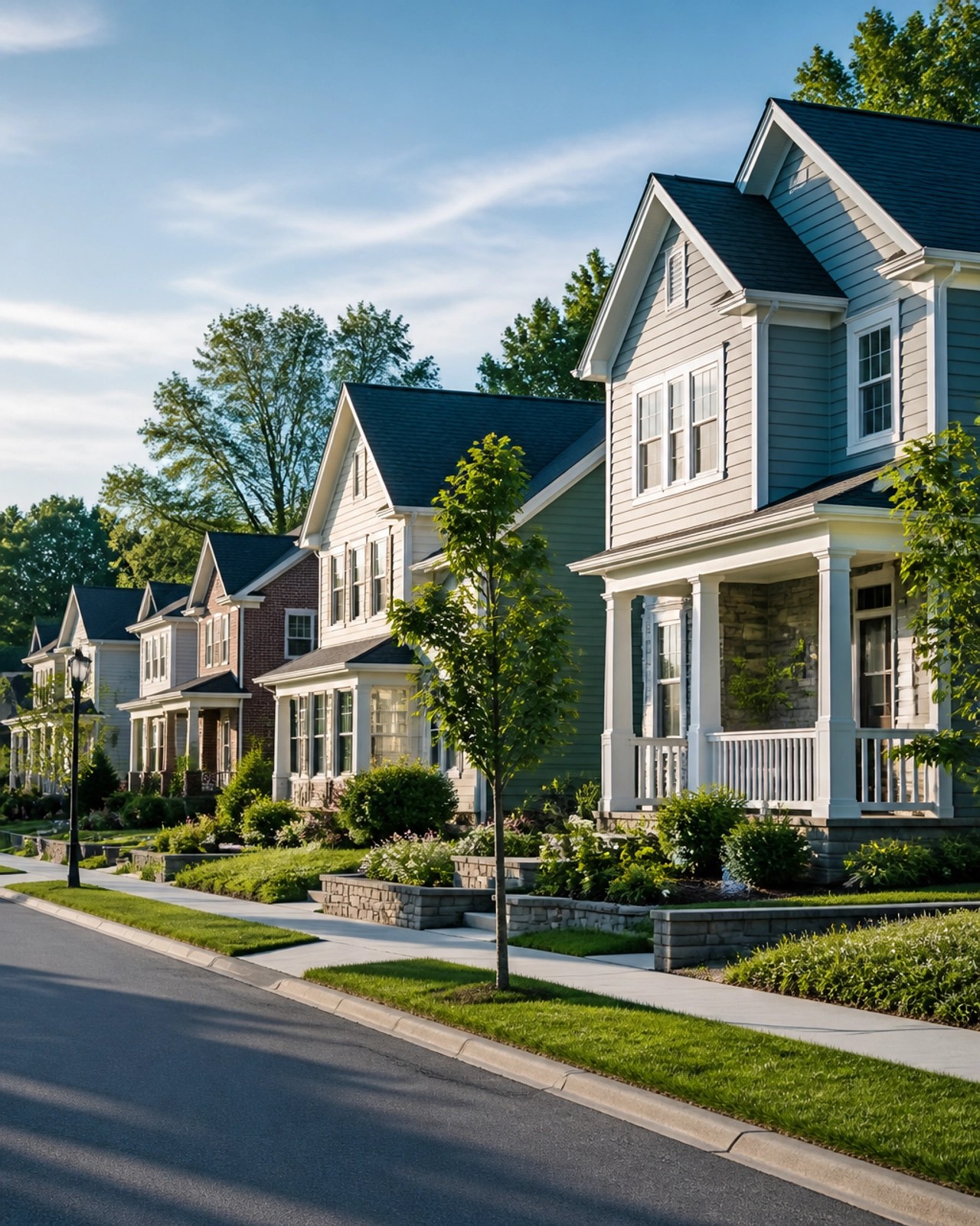 A well-maintained classic American home representing stability and reliability