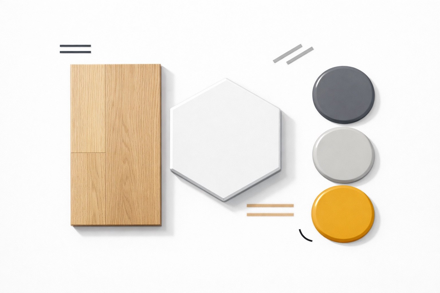 Curated interior design materials for stress-free custom home finishes and material selection.