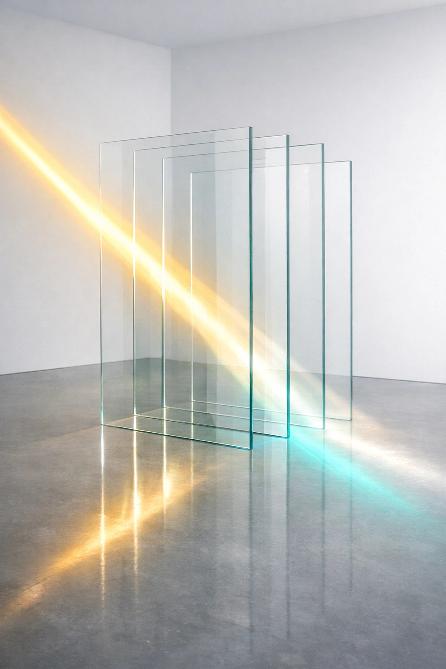 Clear glass panels reflecting light to symbolize transparent tracking and professional compliance oversight.