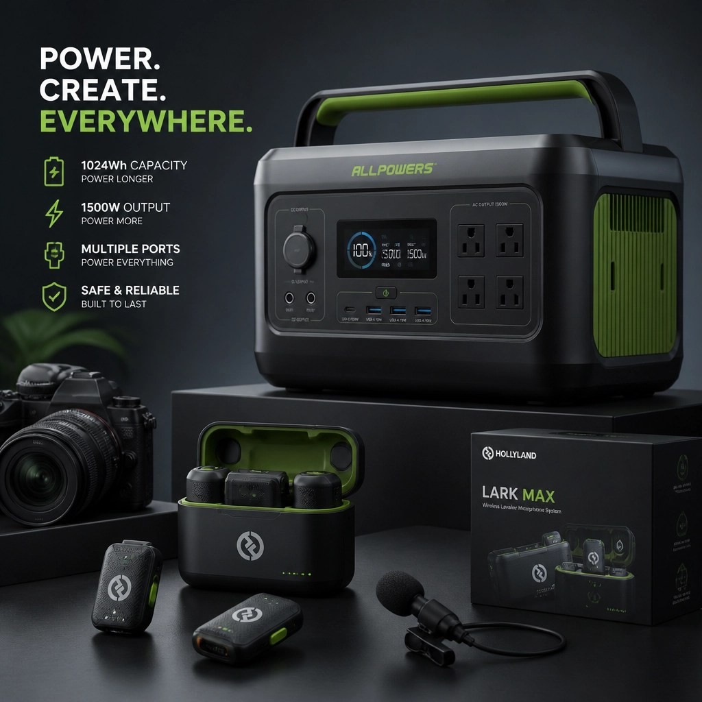 Professional content creation gadgets and tech gear