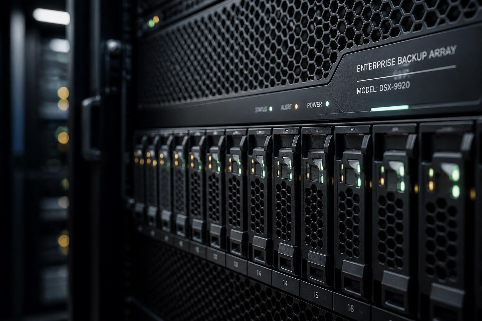 Enterprise-grade immutable backup storage server protecting municipal data from cyberattacks in Kentucky.