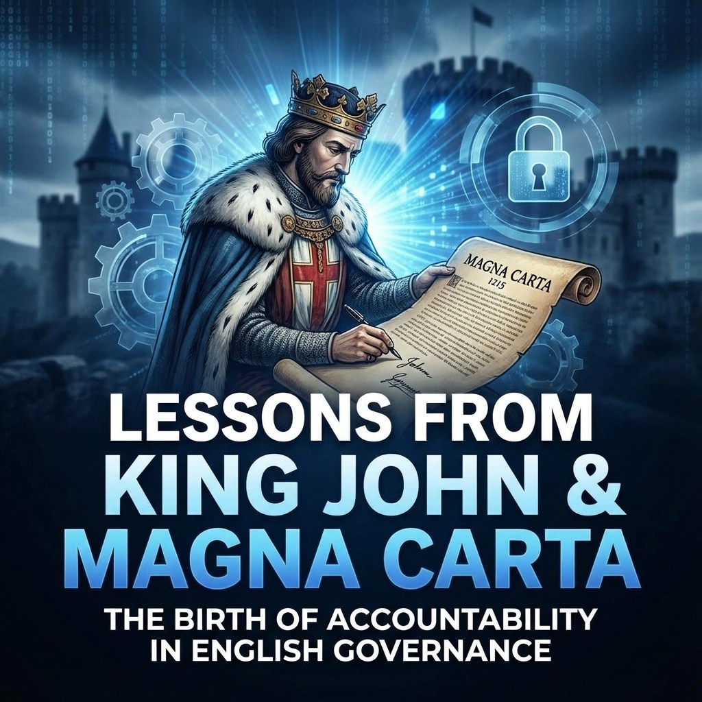 King John signing Magna Carta at Runnymede in 1215