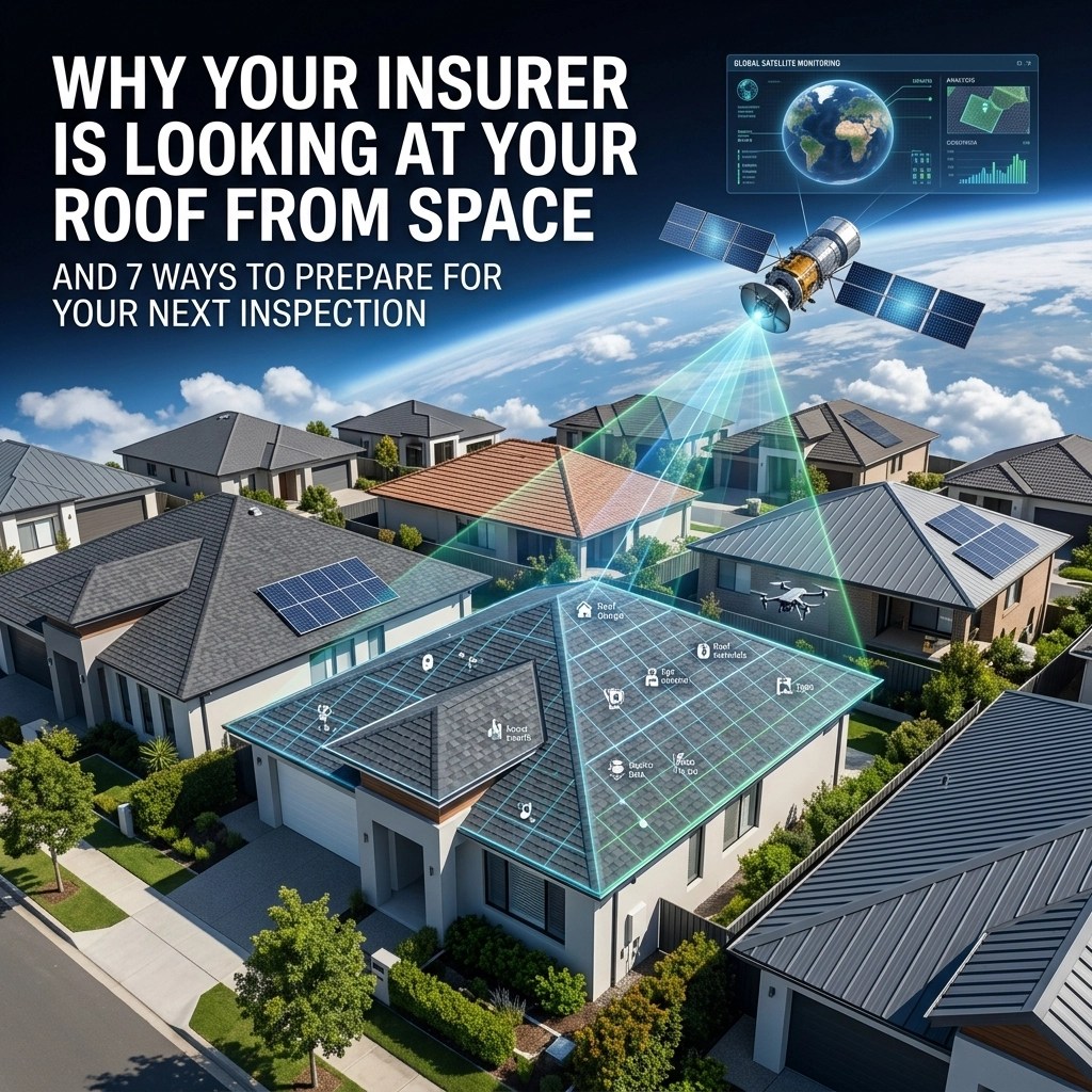 Why Your Insurer is Looking at Your Roof from Space (and 7 Ways to Prepare for Your Next Inspection)