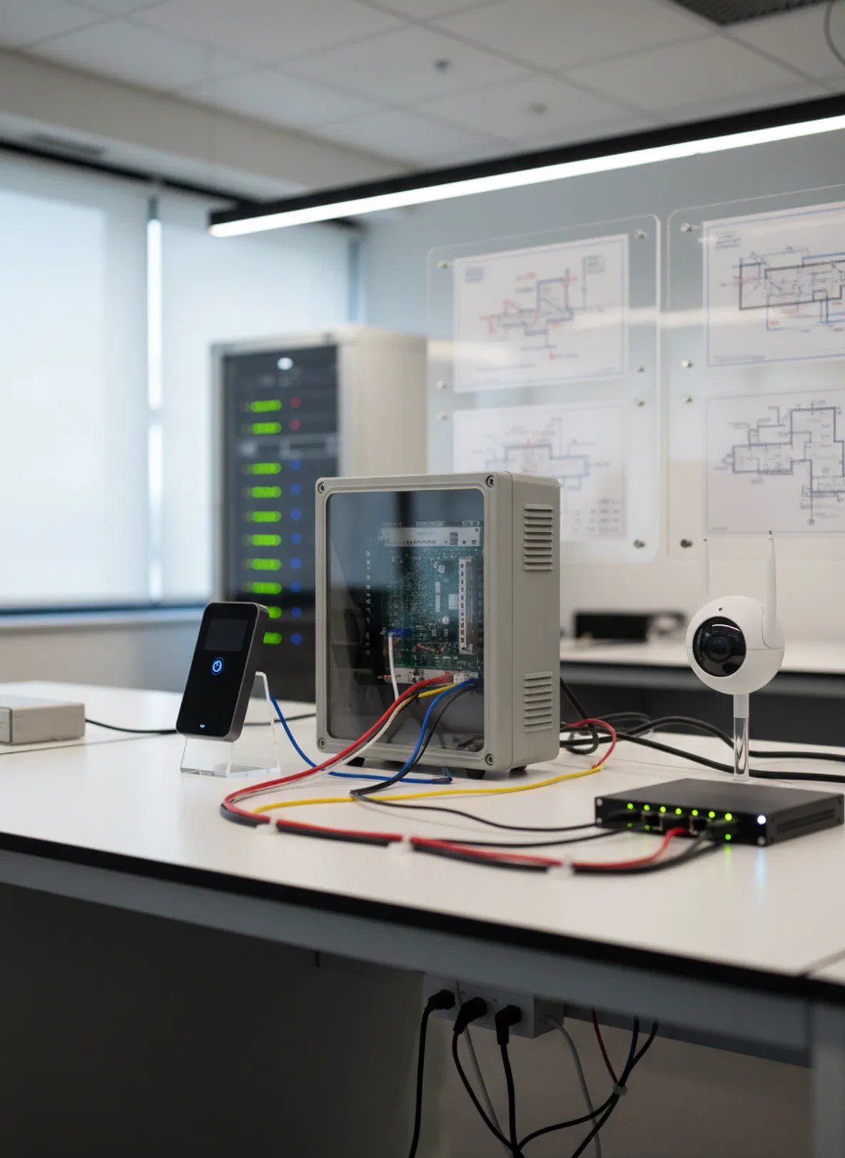 Security and structured cabling laboratory setup