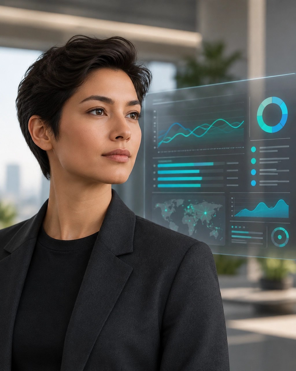 Nova, an AI digital operations guardian beside a performance monitoring dashboard